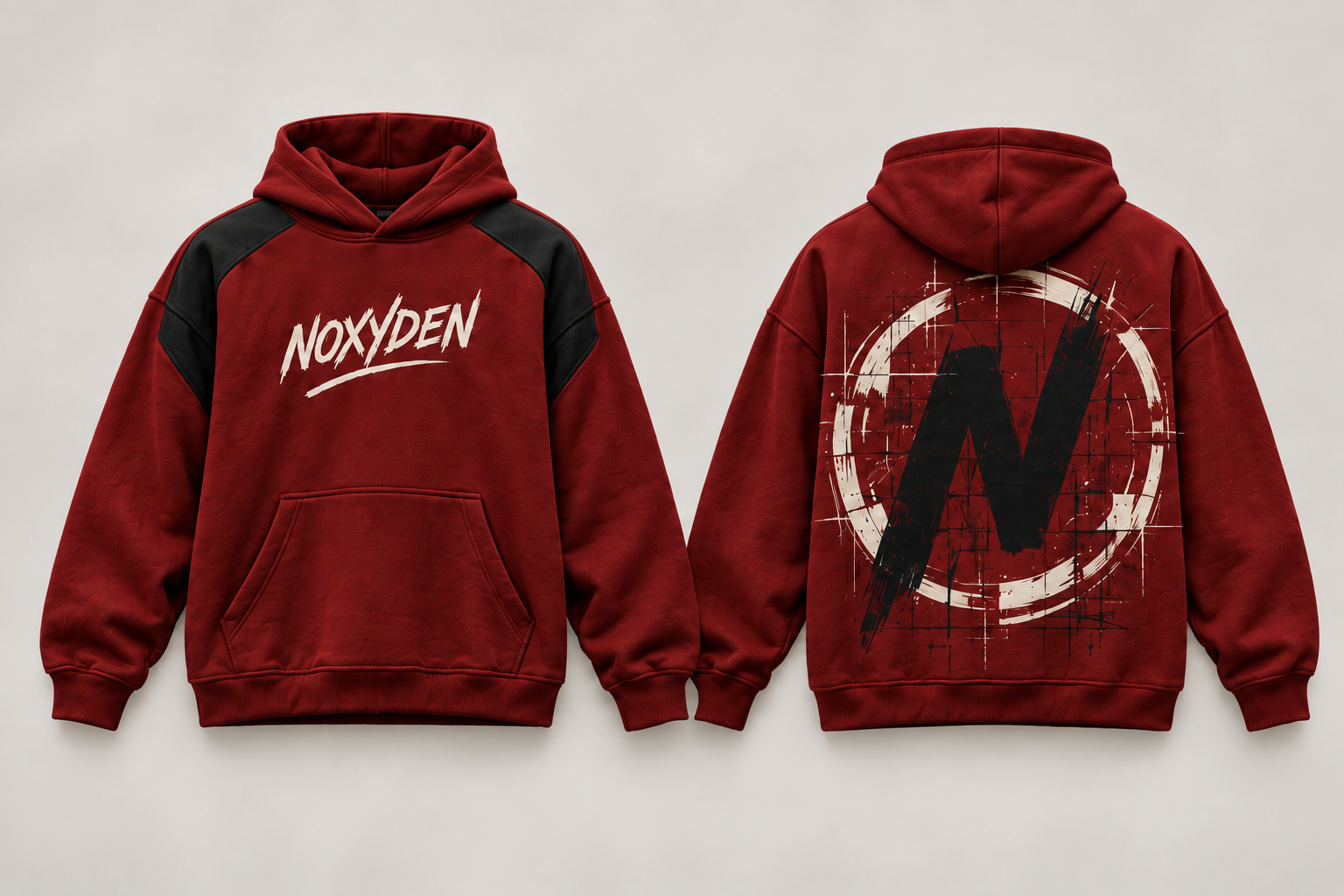 NOXYDEN ORBIT BLOOD RED — front and back