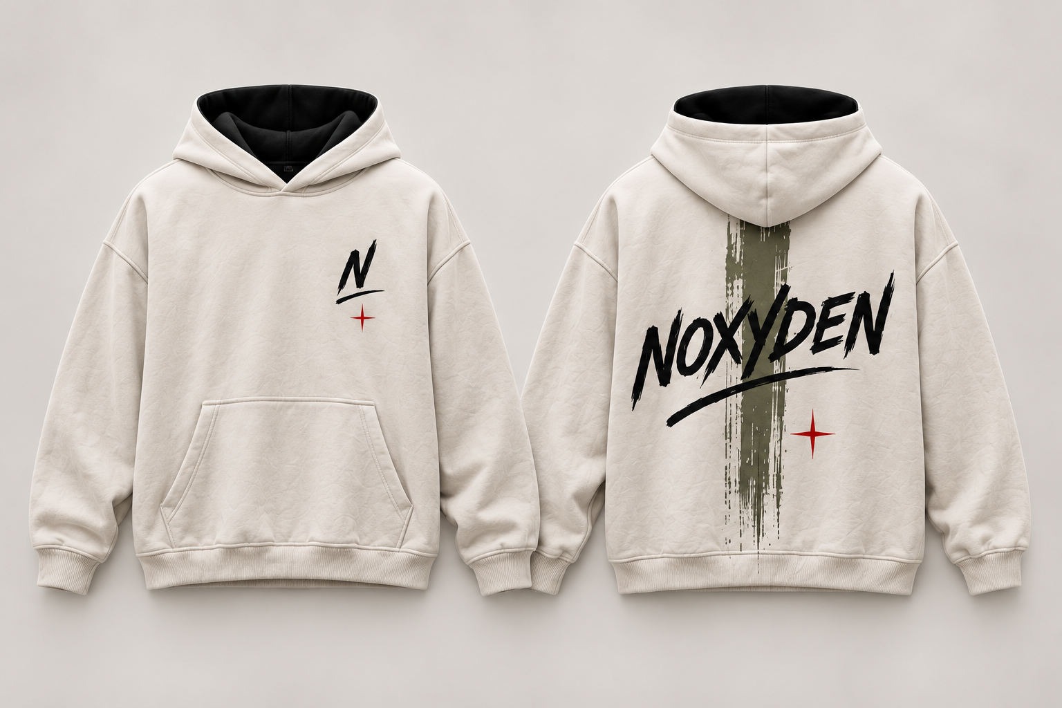 NOXYDEN BRUSHLINE BONE — front and back